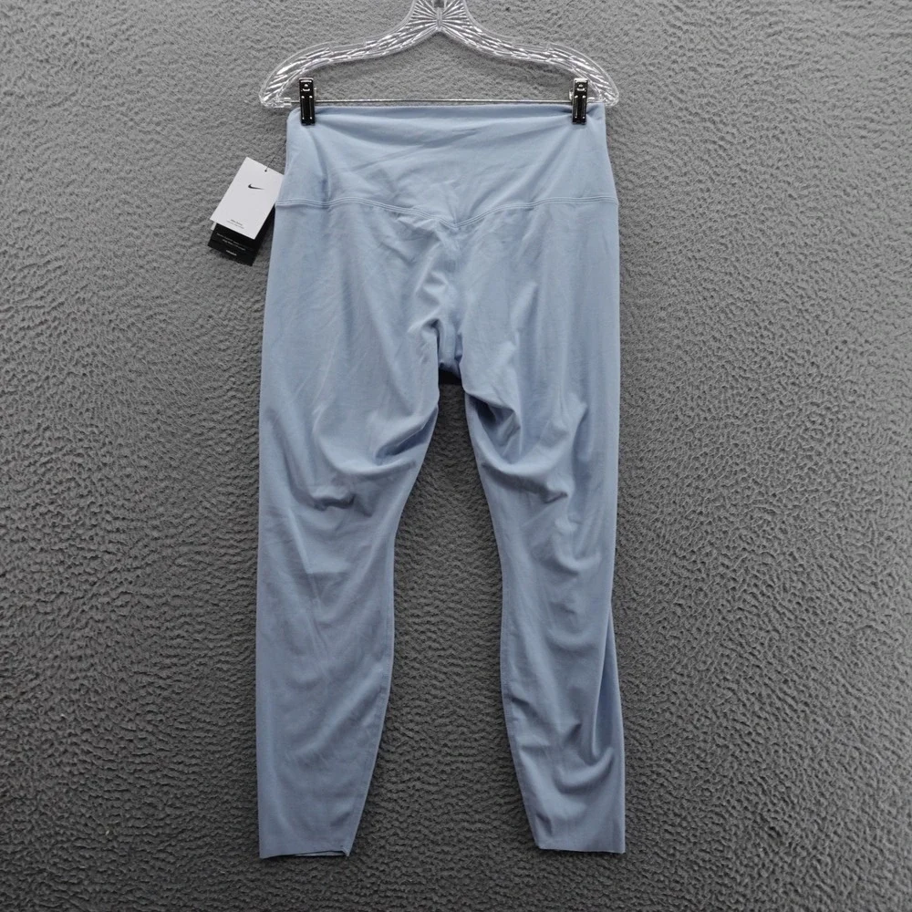 Nike Zenvy Gentle Support High Waisted‎ 7/8 Leggings Large Blue Women Active NWT